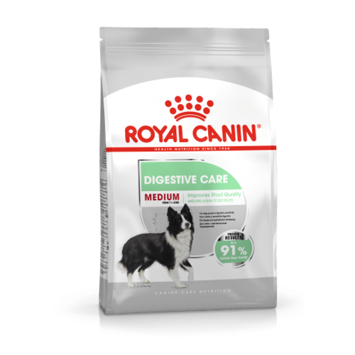 ROYAL CANIN CCN Medium Digestive Care, potpuna hrana za odrasle i starije pse srednje velikih pasmina (od 11 do 25 kg) - stariji od 12 mjeseci, skloni probavnim osjetljivostima, 12 kg slika 1