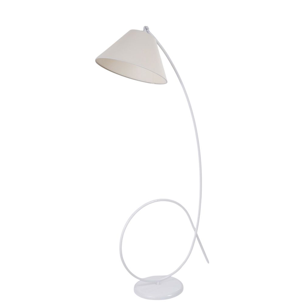 Opviq Podna lampa 354, krem, bijela slika 2