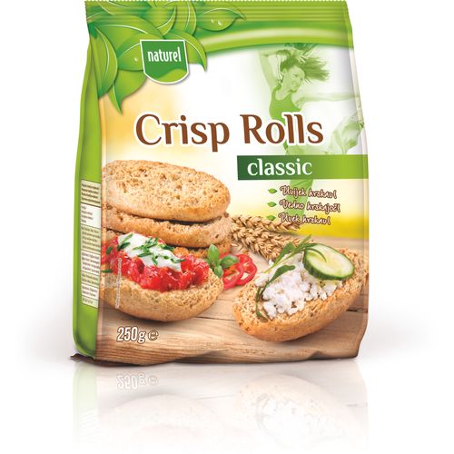 Naturel crisp rolls classic 250 g slika 1