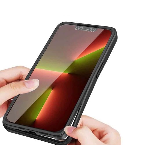 Techsuit – ColorVerse 360 ​​Series obostrana zaštitna maska za iPhone 13 Pro – crna slika 2