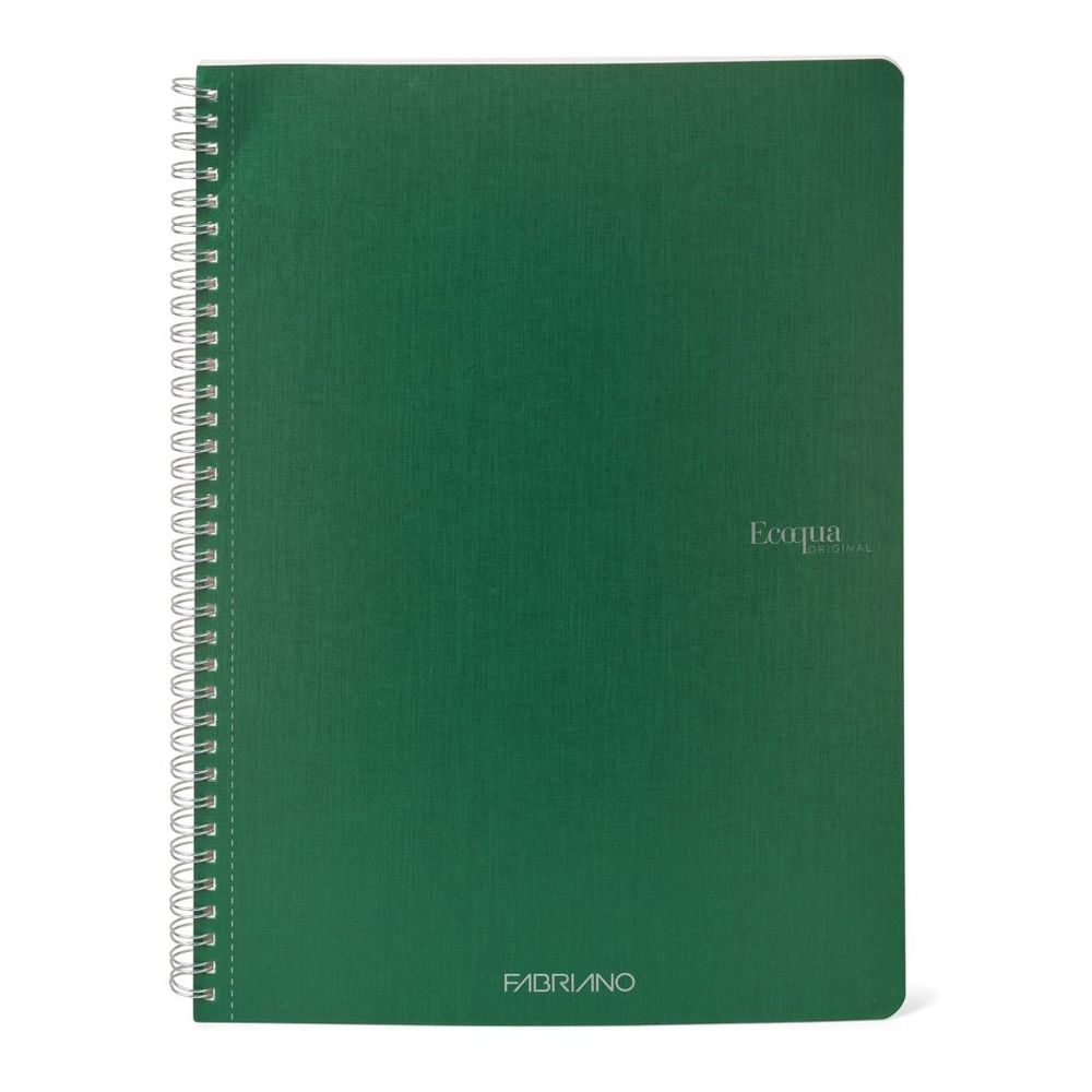 Bilježnica Fabriano Ecoqua original A4 90g 70L spiralna crte foglia 19290214 slika 1