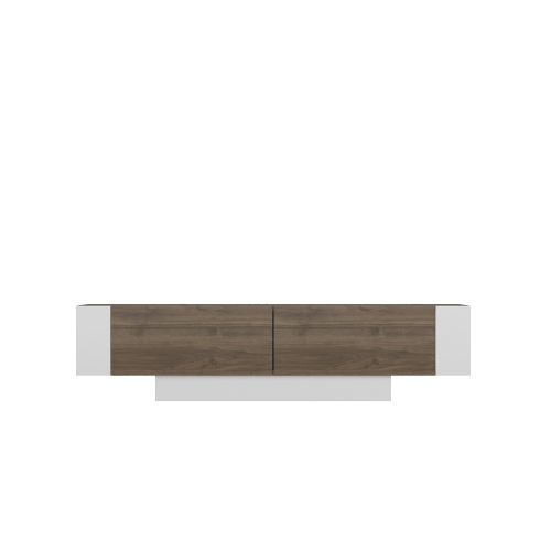 Woody Fashion Stalak za televizor, Matera - Walnut, White slika 4