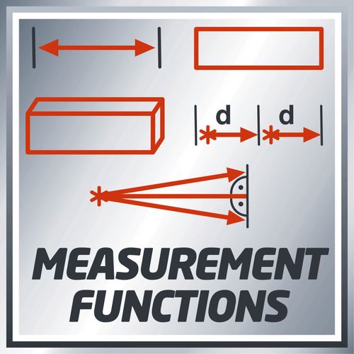 EINHELL TC-LD 50, digitalni laserski daljinomjer slika 5