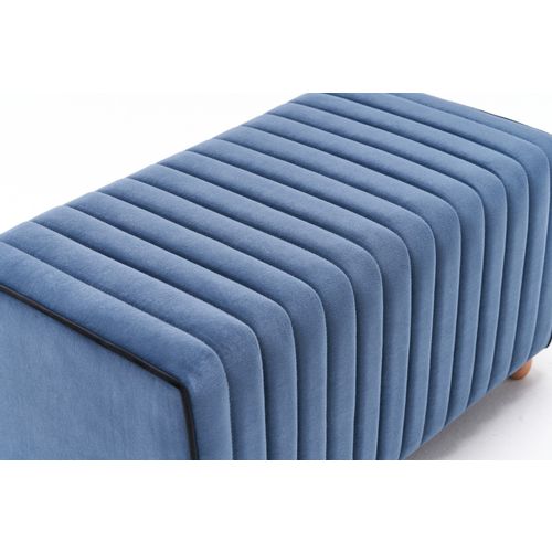 Mabel Puf - Blue Blue Pouffe slika 6