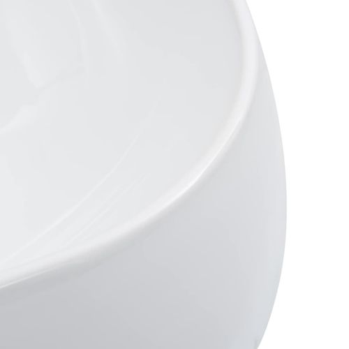 Umivaonik 44,5 x 39,5 x 14,5 cm keramički bijeli slika 19
