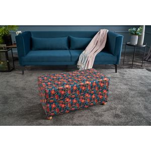 Nergis Puf Uzun Multicolor Pouffe