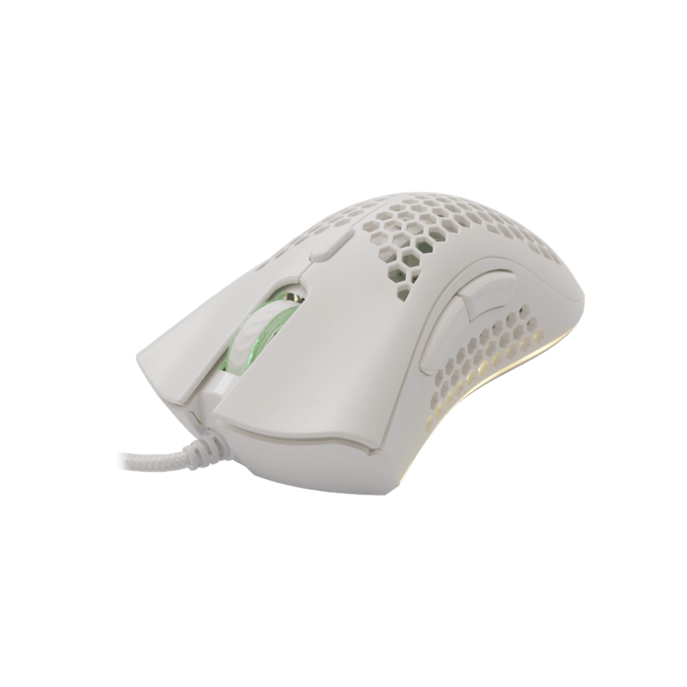 Baracuda Miš BGM-032 CORAL / 12.800 dpi, bijeli slika 4