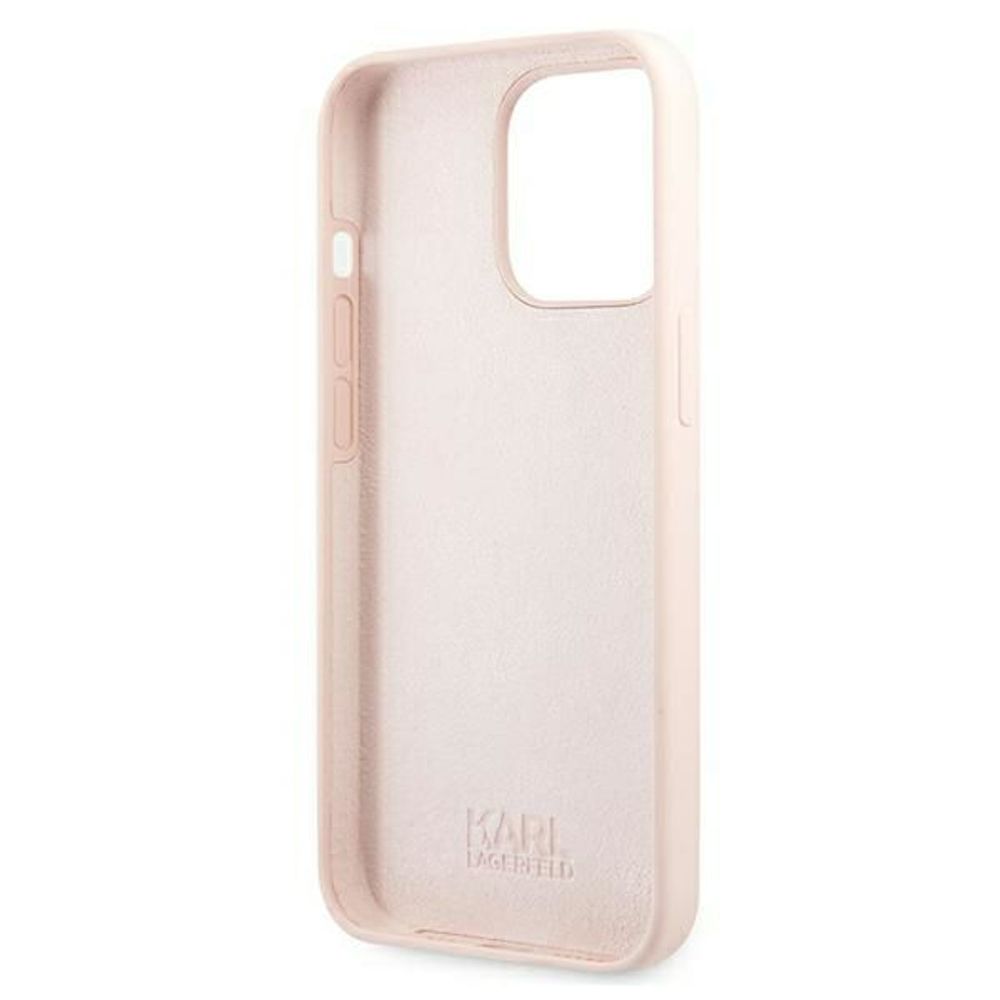 TPU Karl Lagerfeld maska za iPhone 13 Pro KLHCP13LSSKCI slika 4