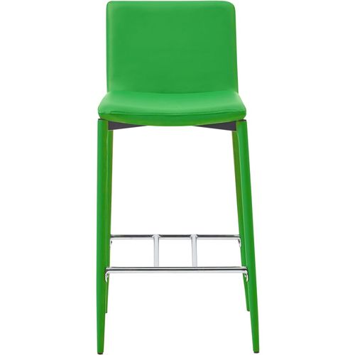 Barski stolci od umjetne kože 4 kom zeleni slika 3