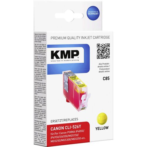 KMP tinta zamijenjen Canon CLI-526 kompatibilan  žut C85 1515,0009 slika 1