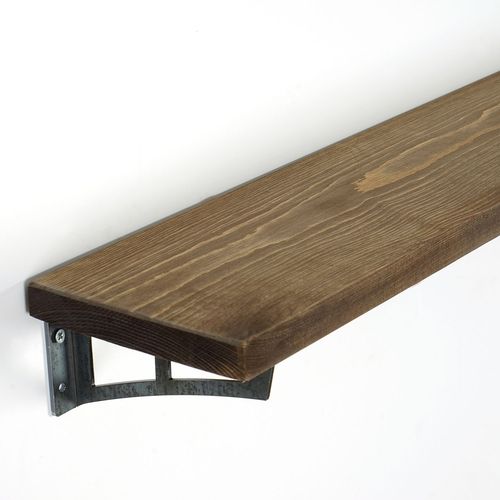 LAM019 Walnut Decorative Wooden Wall Shelf slika 3