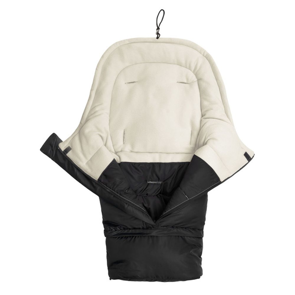 Kombinirana 3u1 torbica za pantalone – crni/bež polarni flis slika 5