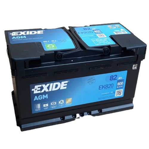 Akumulator EXIDE AGM StartiStop 12V 82Ah slika 1