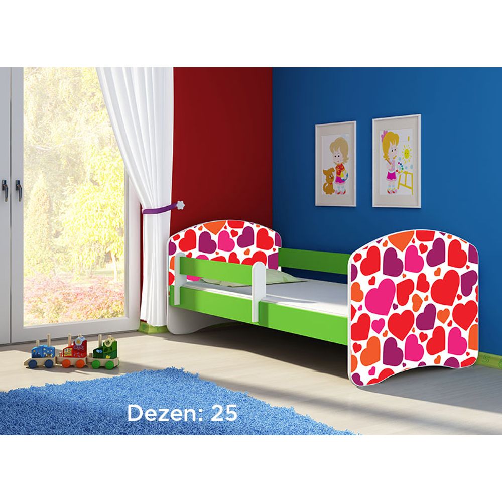 ACMA Dječiji krevet Acma II Green - 140x70cm - Dezen 25 slika 2
