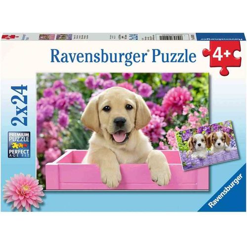 Ravensburger Puzzle štenci u košari 2x24kom slika 1