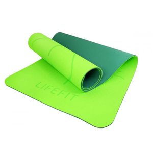Lifefit Podloga za vježbanje Lotos Duo 183x58x0.6cm, Green