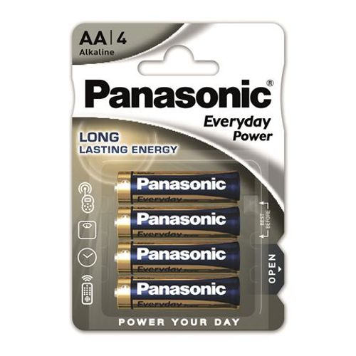 Panasonic baterije LR6EPS/4BP Alkaline Everyday Power slika 1