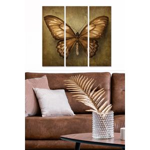 Dekorativna Slika od MDF-a u Više Boja (Set od 3 Komada)