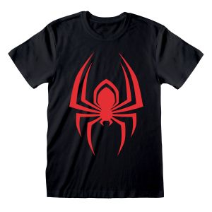 Majica Kratkih Rukava Spider-Man Hanging Spider Crna Uniseks L