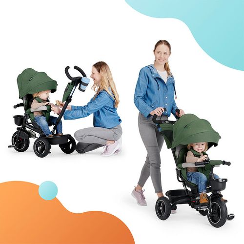 Kinderkraft Tricikl SPINSTEP, roza slika 58