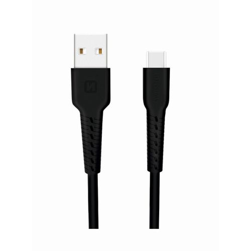 SWISSTEN kabel USB/USB-C, 2A, 1m, crni slika 1