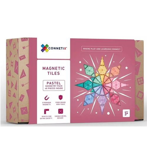 Connetix Magnetni konstruktor Pastel Geometry 40 delova slika 5