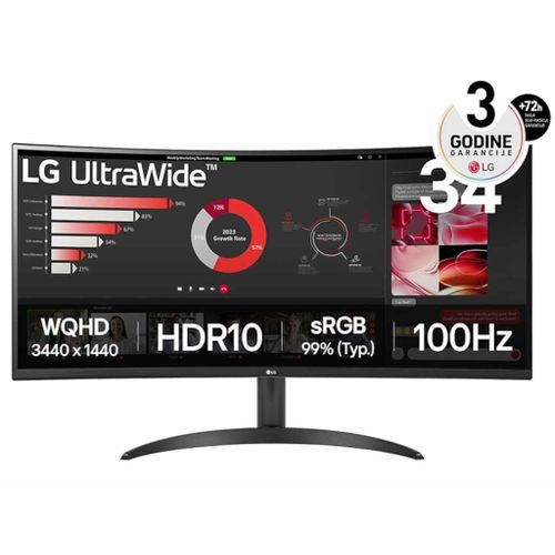 LG 34WR50QK-B.AEU Monitor 34" slika 1