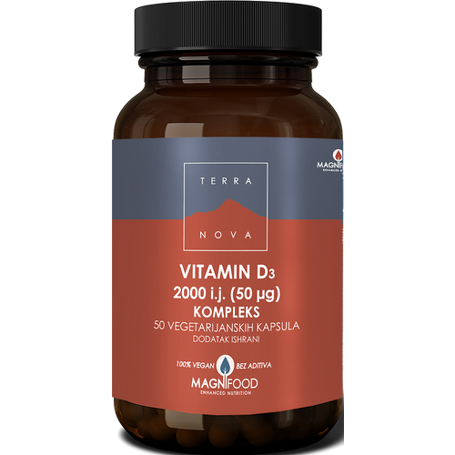 Terranova Vitamin D3 50 Cap slika 1