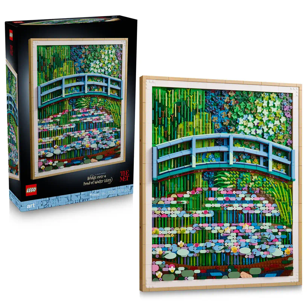 LEGO Art 31220 Claude Monet – Most nad jezírkem s lekníny slika 1