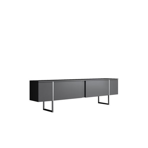 Luxe - Anthracite, Silver AnthraciteSilver TV Unit slika 5