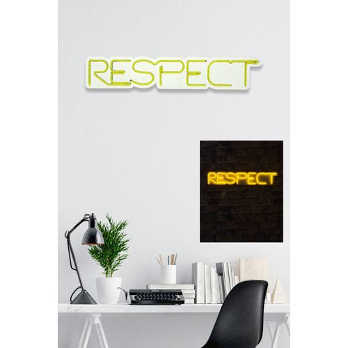 Wallity Ukrasna plastična LED rasvjeta, Respect - Yellow slika 10