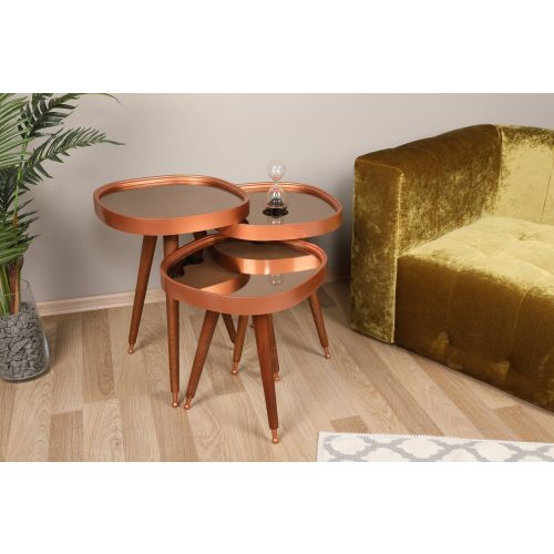 Pizzo Rose Gold
Walnut Nesting Table (3 Pieces) slika 1