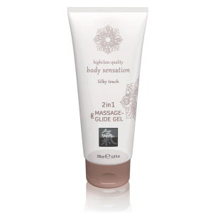 HOT Shiatsu gel 2 u 1 Silky Touch (svilenkasti dodir), 200 ml