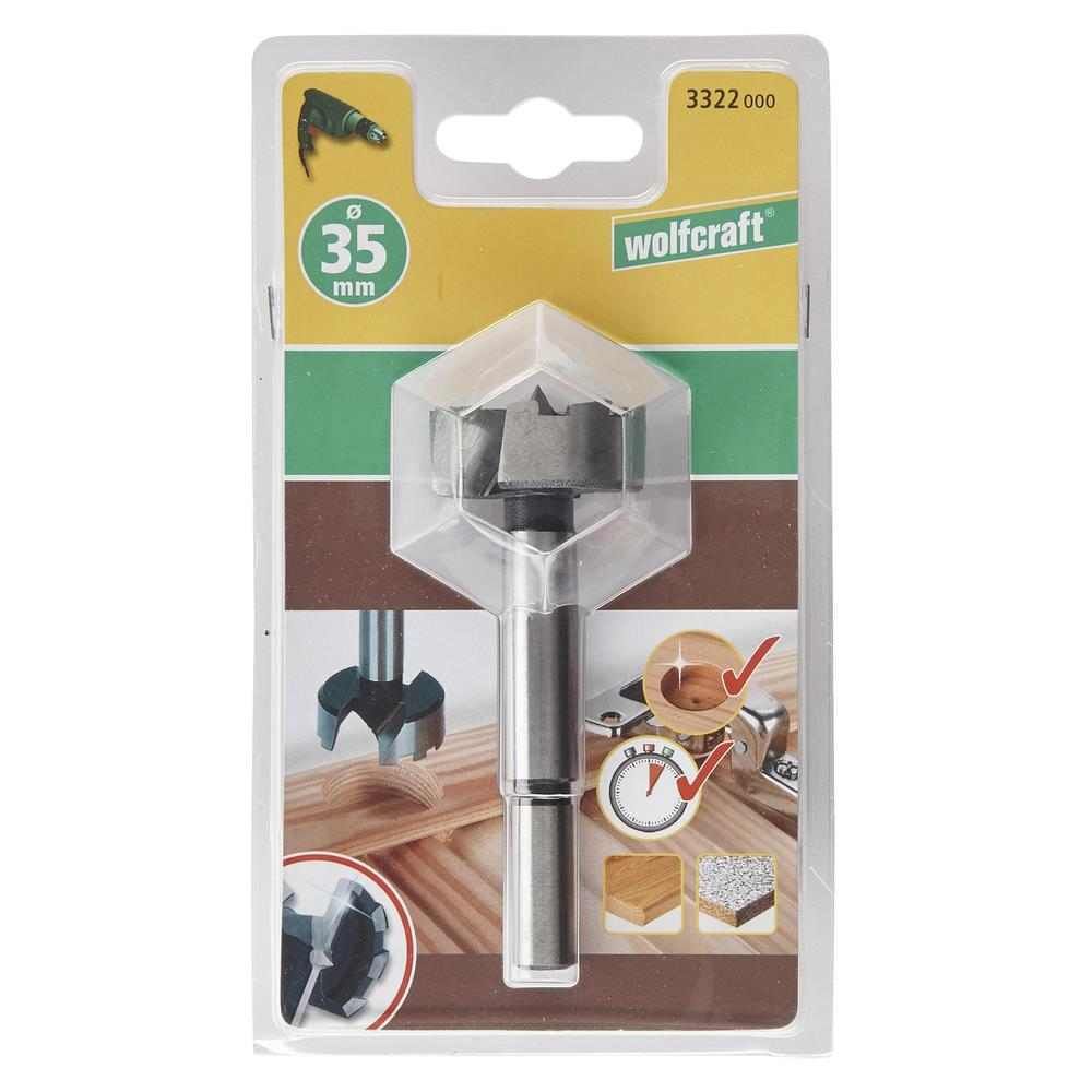 Wolfcraft Glodalo Cilindrično Forstner fi 35 x 90 mm Prihvat 8 mm - 3322000 slika 6