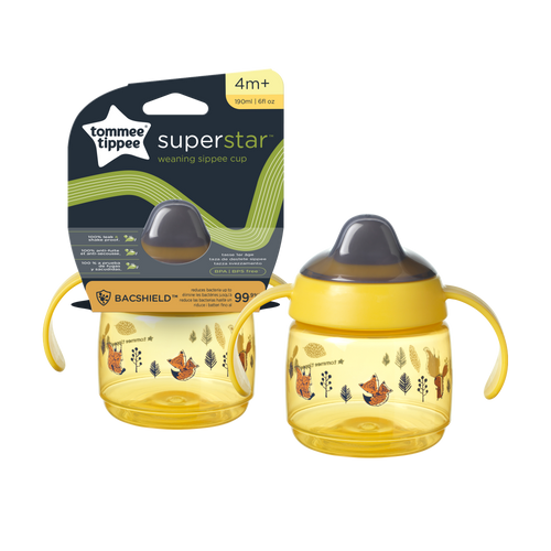 Tommee Tippee čaša 4m 190ml, žuta slika 1