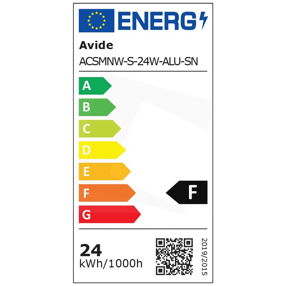 Avide Plafonjera LED, 24W, 2000 lm, 4000K, IP20 - ACSMNW-S-24W-ALU-SN slika 4