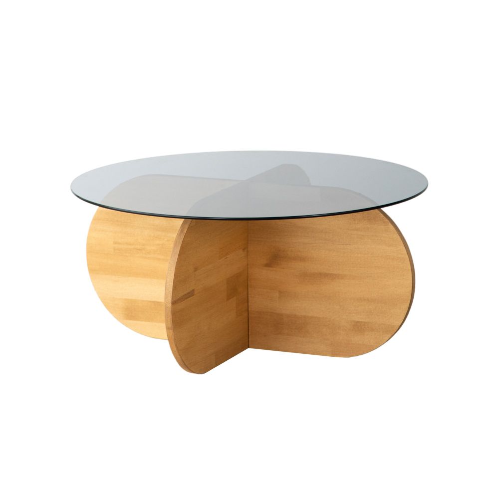 Stakleni Sto Bubble 2 - Hrastovina slika 5