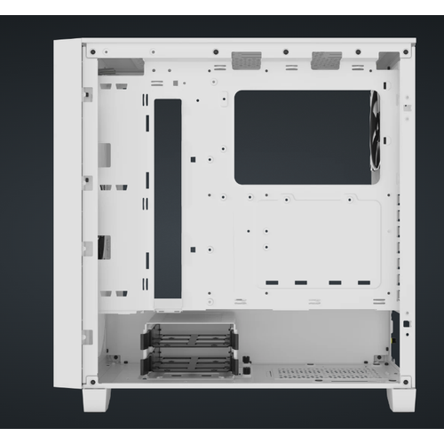 Kućište CORSAIR 3000D AIRFLOW Mid-Tower Gaming ATX kaljeno staklo bez napajanja bela slika 9