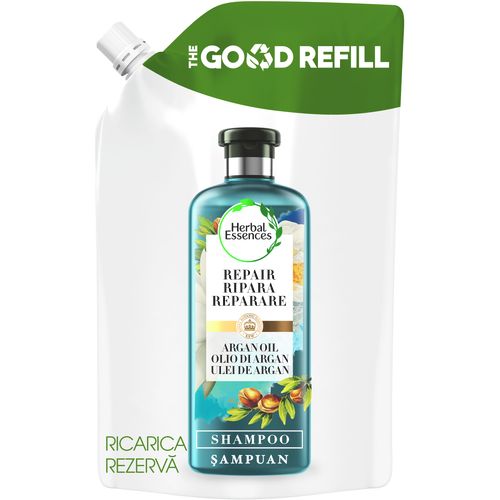 Herbal Essences Šampon za kosu s arganovim uljem – refil, 480 ml slika 1