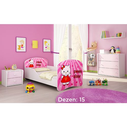 Deciji krevet ACMA I 140x70 + dusek 6 cm15 slika 1