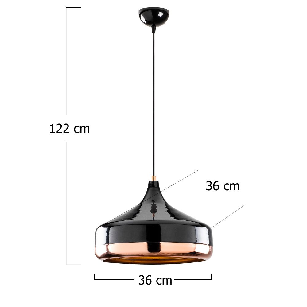 Yıldo - 253-S Crni Bakarni Luster slika 3