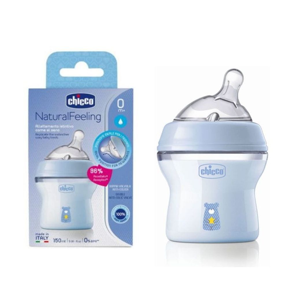 Chicco Plastična flašica NaturalFeeling 150ml/0m+ slika 1