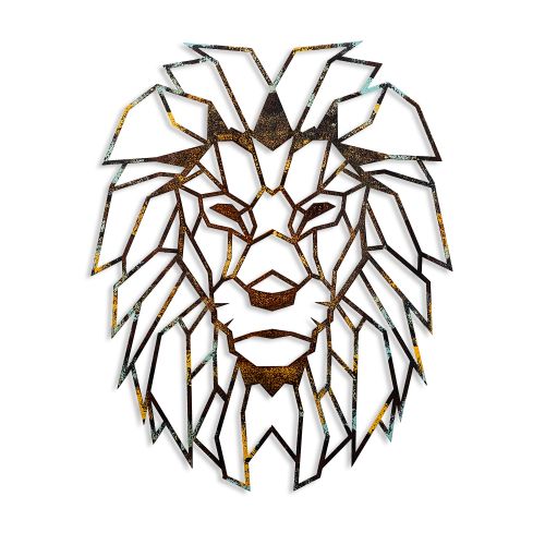 Wallity Metalna zidna dekoracija, Lion - 3 slika 6