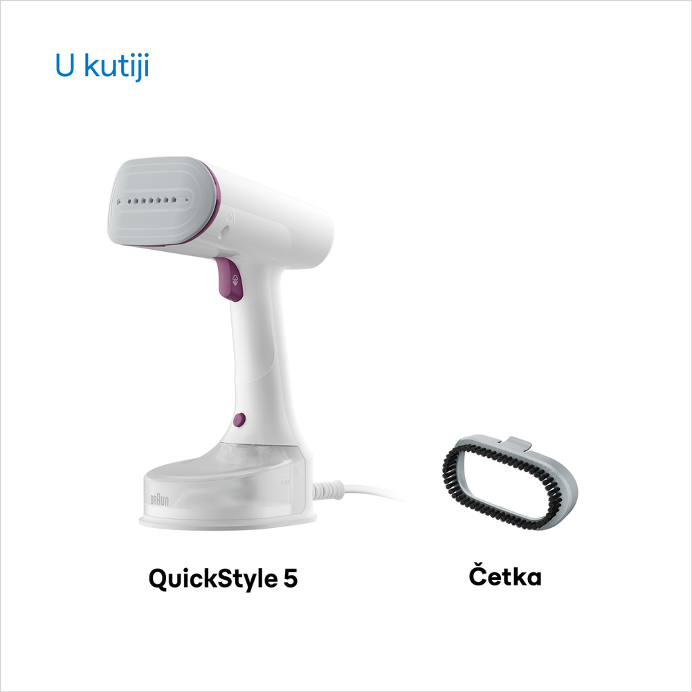 Braun Pegla za vertikalno peglanje Quickstyle 5 GS5011PU / 1200 W slika 5