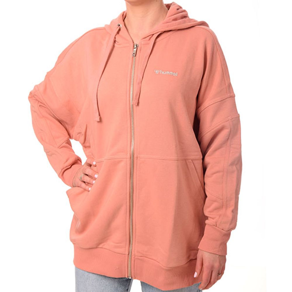 Hummel Duks Hmlrasy Oversize Long Zip Hoodie Za Žene slika 1