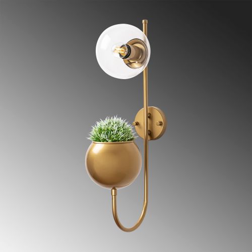 Pot - 11480 Shiny Gold Wall Lamp slika 4