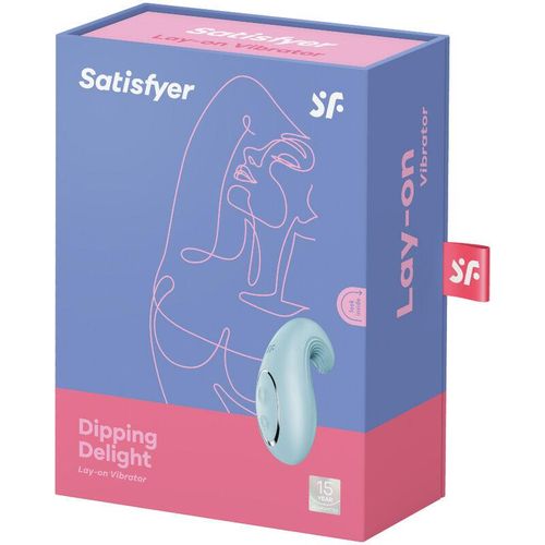 Satisfyer Dipping Delight Lay-on Vibrator - Plava slika 12