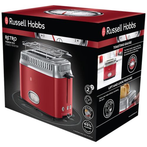 Russell Hobbs 21680-56 Retro Crveni Toster slika 3