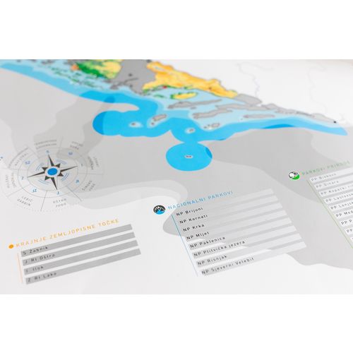 MY TRAVEL MAP Scratch My Travel Map Hrvatska slika 5