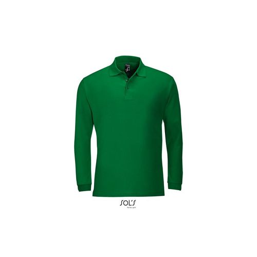 WINTER II muška polo majica sa dugim rukavima - Kelly green, XXL  slika 5